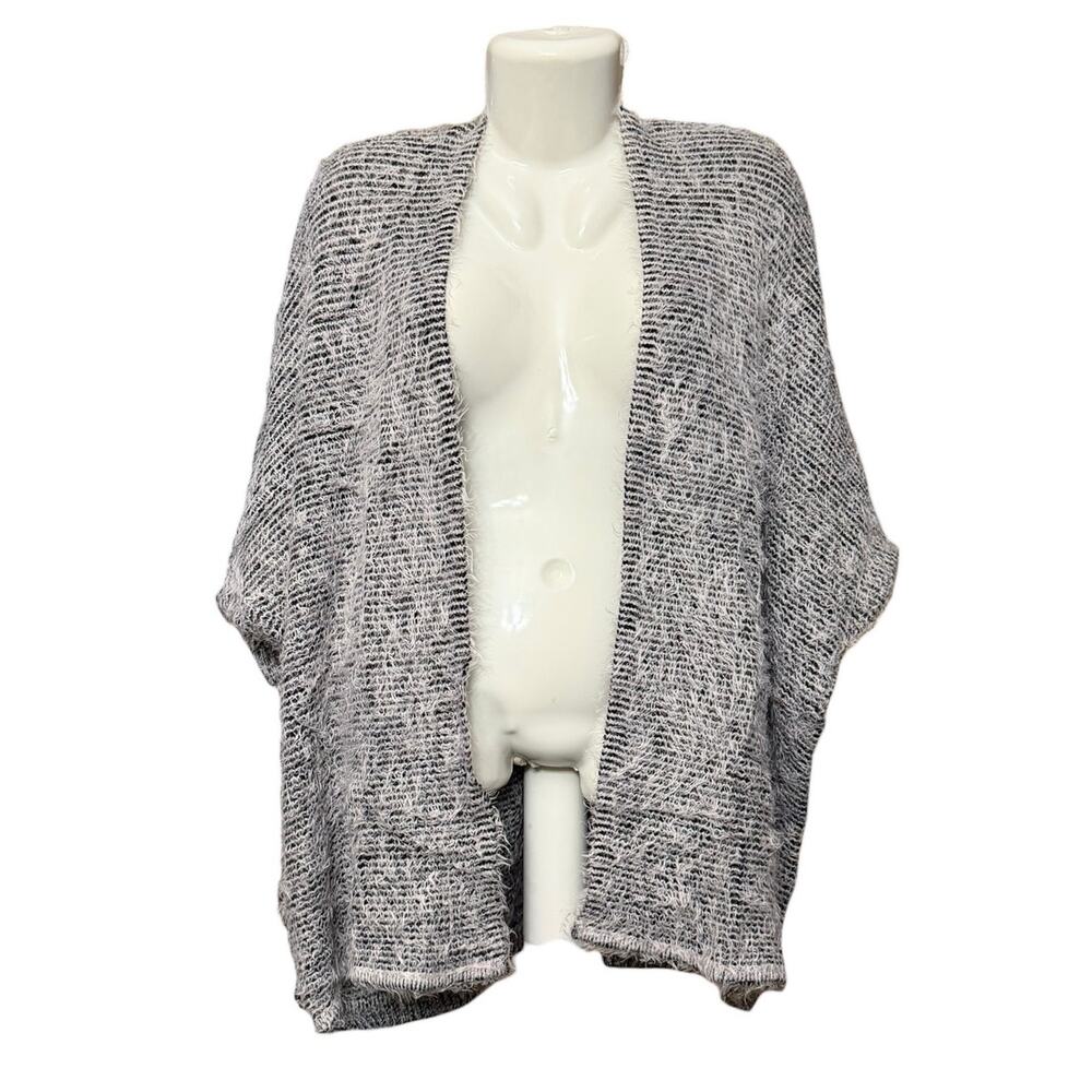 Faith & Zoe Woman's Furry Soft Open Front Dolman Sleeve Sweater Cardigan SZ 1X